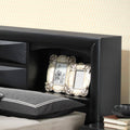 Marilla G1500G Qsb3 Queen Storage Bedblack Black Particle Board