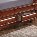 Lavita G8850E Fb5 Full Storage Bedoak Oak Particle Board