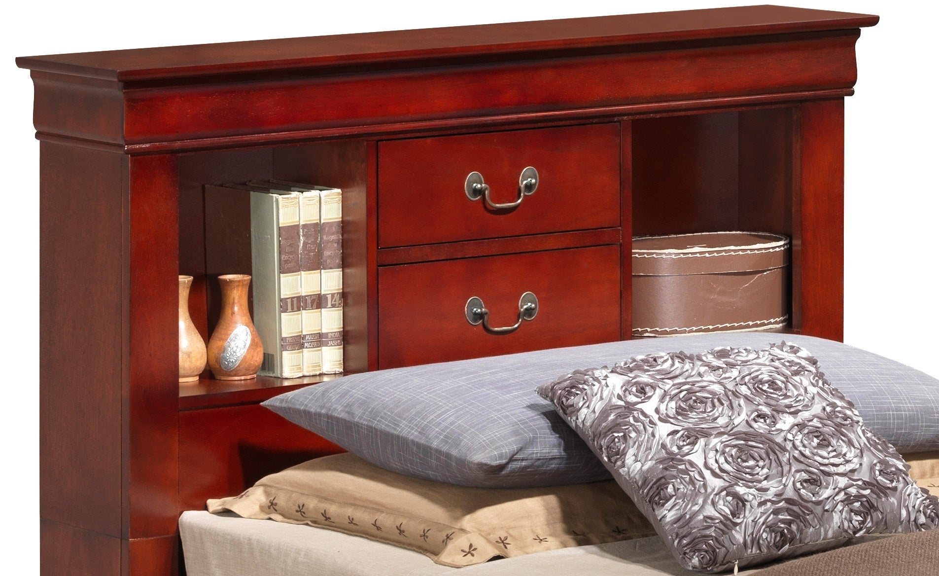 Louis Phillipe G3100B Tsb Twin Storage Bedcherry Cherry Particle Board