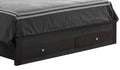 Burlington G2450D Qsb2 Queen Storage Bedblack Box Spring Not Required Queen Black Particle Board