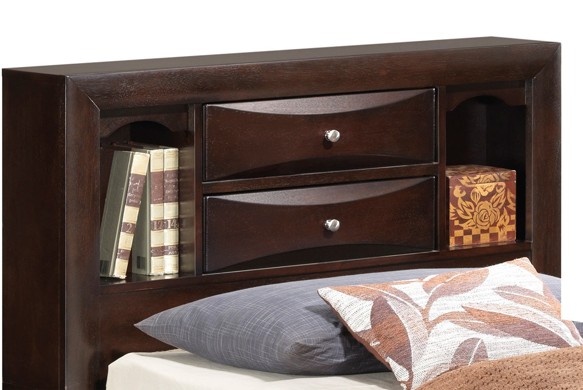 Marilla G1525G Tsb3 Twin Storage Bedcappuccino Beige Particle Board