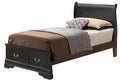 Louis Phillipe G3150D Tsb2 Twin Storage Bedblack Black Particle Board