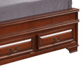 Lavita G8850E Fb5 Full Storage Bedoak Oak Particle Board