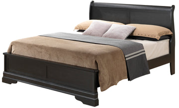 Louis Phillipe G3150E Qb3 Queen Bedblack Black Particle Board