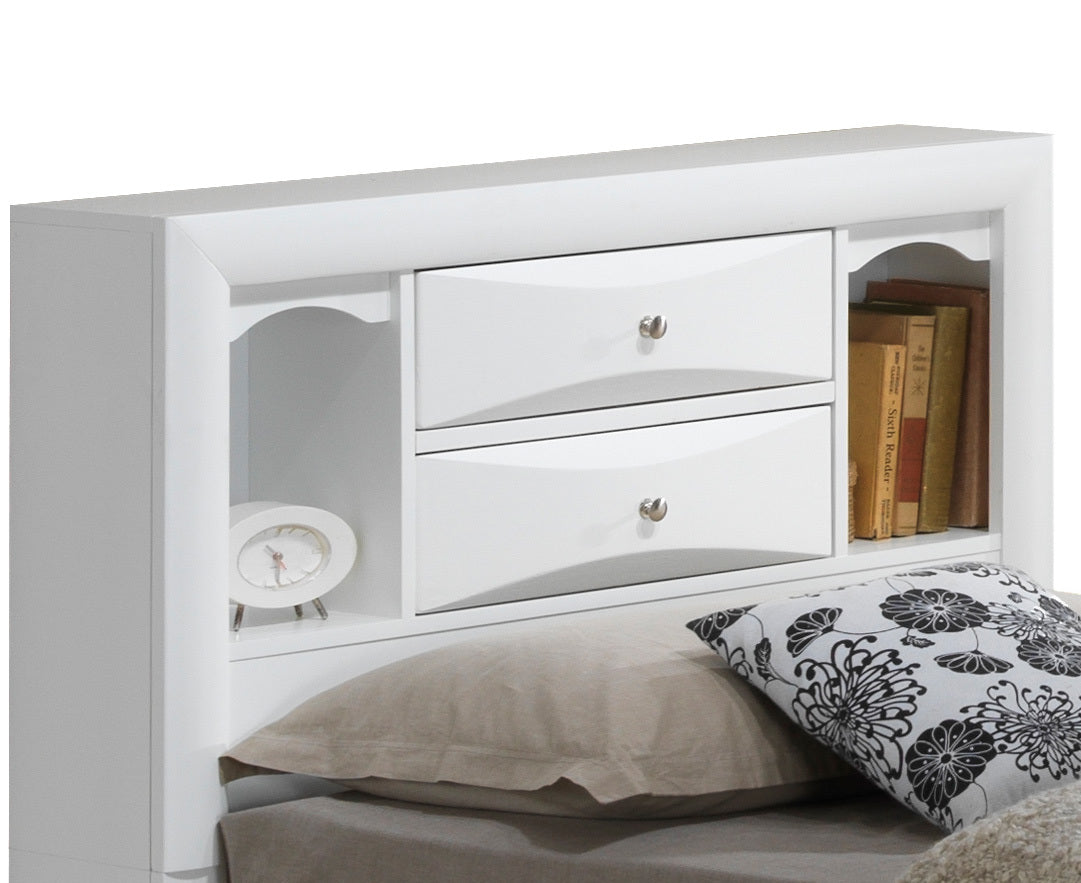 Marilla G1570G Tsb3 Twin Storage Bedwhite White Particle Board