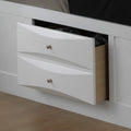 Marilla G1570G Ksb3 King Storage Bedwhite White Particle Board