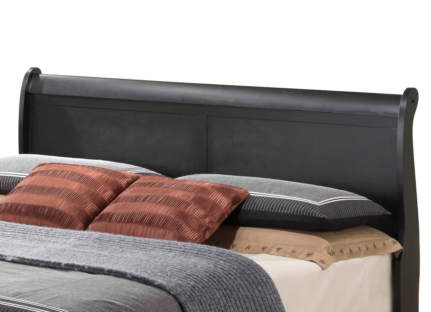 Louis Phillipe G3150D Qsb2 Queen Storage Bedblack Black Particle Board