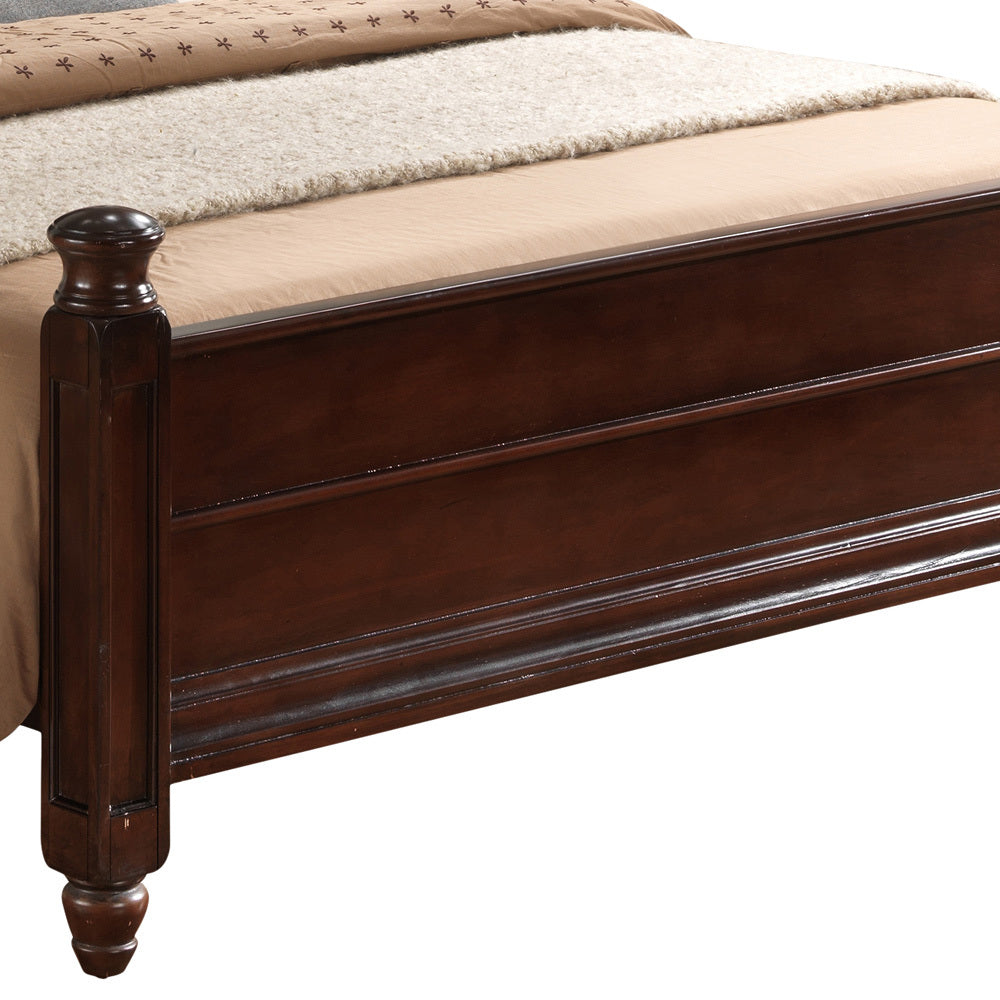 Summit G5950A Kb King Bed 3 Boxes Cappuccino Beige Particle Board