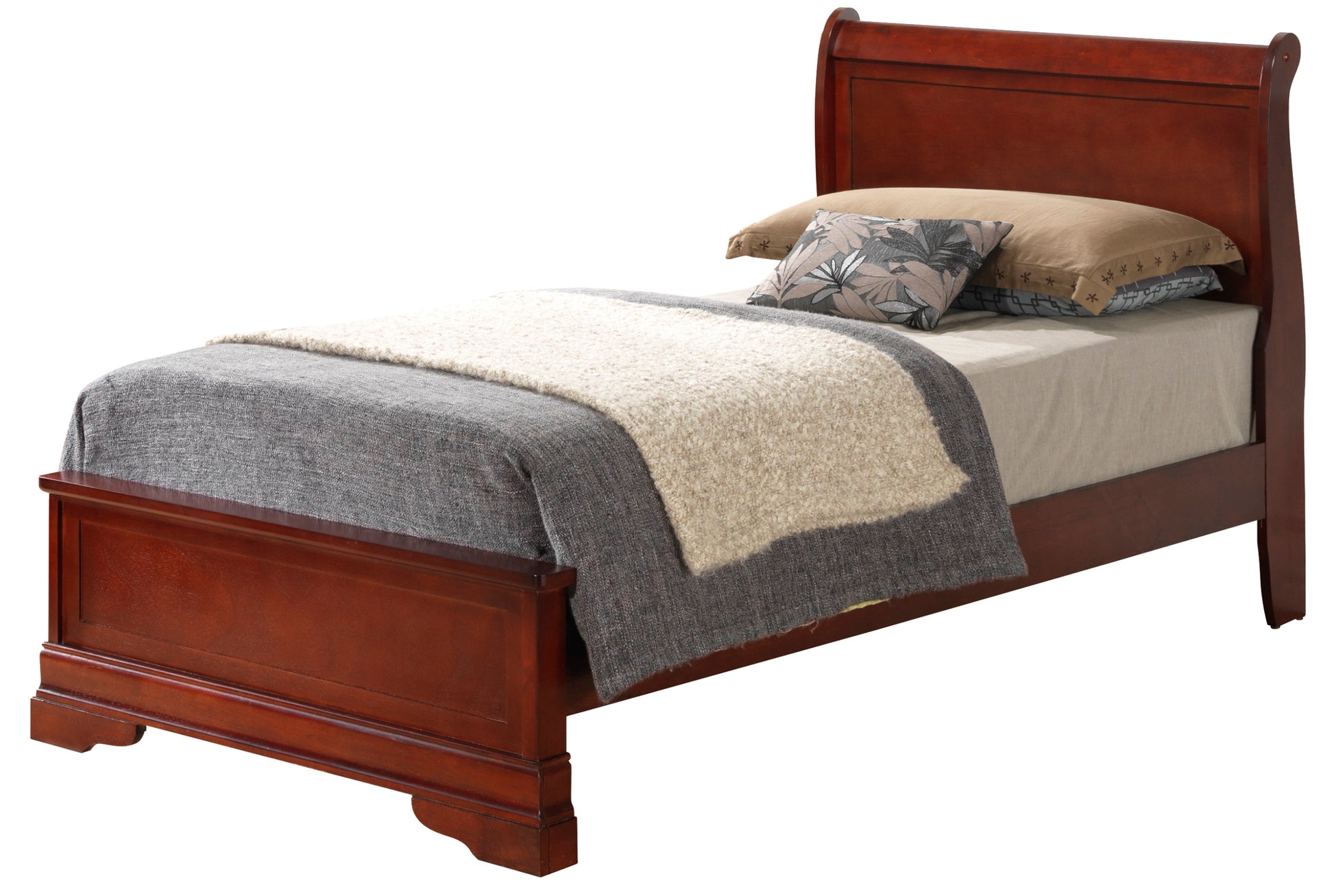 Louis Phillipe G3100E Tb3 Twin Bedcherry Cherry Particle Board
