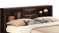 Marilla G1525G Qsb3 Queen Storage Bedcappuccino Beige Particle Board