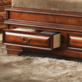 Lavita G8850A Qb Queen Storage Bedoak Oak Particle Board