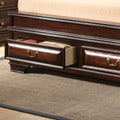 Lavita G8875A Qb Queen Storage Bedcappuccino Beige Particle Board