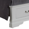 Louis Phillipe G3190D Qsb2 Queen Storage Bedwhite White Particle Board