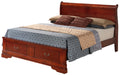 Louis Phillipe G3100D Ksb2 King Storage Bedcherry Cherry Particle Board