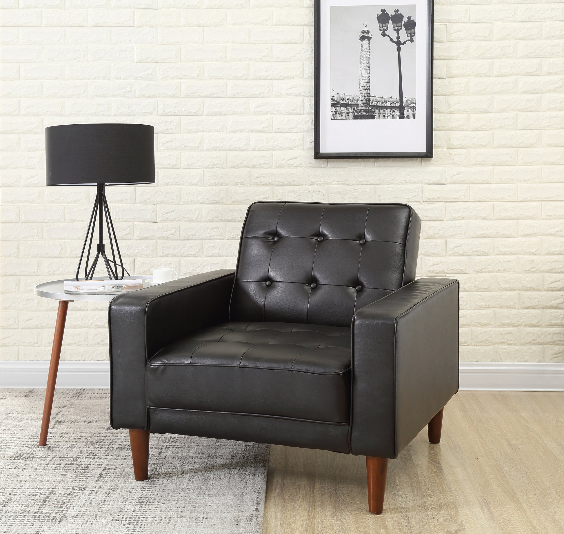 Andrews G843A C Chair Bedblack Black Foam Pu