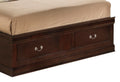 Louis Phillipe G3125B Qsb Queen Storage Bedcappuccino Beige Particle Board