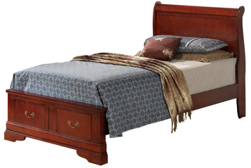 Louis Phillipe G3100D Tsb2 Twin Storage Bedcherry Cherry Particle Board