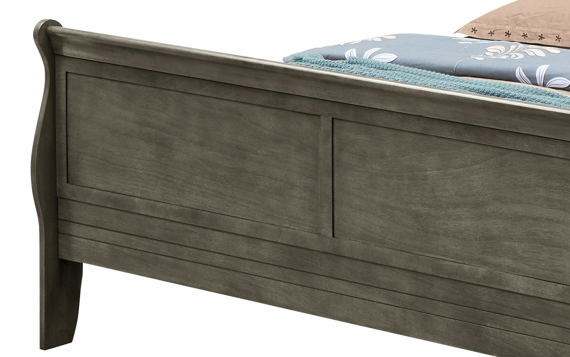Louis Phillipe G3105A Kb King Bedgray Gray Particle Board