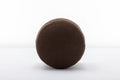 006 Soft Boucle Round Ottoman Footrest Stool,Brown Brown Boucle