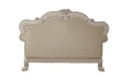 Dresden Loveseat W 3 Pillows, Synthetic Leather & Bone White Finish Lv01689 White Pu Leather