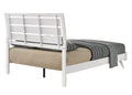 Cerys Eastern King Bed, White Finish Bd01557Ek White Wood