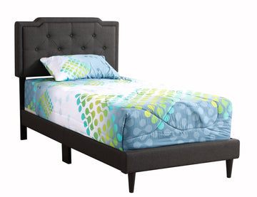 Deb G1106 Tb Up Twin Bed All In One Boxblack Black Foam Fabric