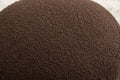 006 Soft Boucle Round Ottoman Footrest Stool,Brown Brown Boucle