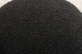 006 Soft Boucle Round Ottoman Footrest Stool,Black Black Boucle