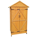 Xwt010 Wooden Shed Natural For Backyard Garden Big Spire Tool Storage 68.50