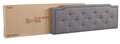 Deb G1104 Qb Up Queen Bed All In One Boxgray Gray Foam Fabric