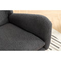 Same As W1372105256 35.5 Inch Rocking Chair With Pocket, Soft Teddy Fabric Rocking Chair For Nursery, Comfy Wingback Glider Rocker With Safe Solid Wood Base For Living Room Bedroom Balcony Greg Grey Casual Foam Teddy