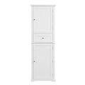 Tall Bathroom Storage Cabinet, Freestanding Storage Cabinet With Drawer And Adjustable Shelf, Mdf Board With Painted Finish, White Old Sku:Wf312727Aak White Mdf