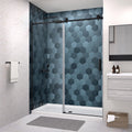 Glass Shower Door, Sliding Door, With 5 16