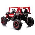 24V Ride On Xxl Utv Car For Kid,2Seater With Two Safety Belts, Side By Side 4X4 Ride On Off Road Truck With Parent Remote Control, Battery Powered Electric Car W High Low Speed, Two Safety Belts.