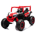 24V Ride On Xxl Utv Car For Kid,2Seater With Two Safety Belts, Side By Side 4X4 Ride On Off Road Truck With Parent Remote Control, Battery Powered Electric Car W High Low Speed, Two Safety Belts.