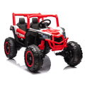 24V Ride On Xxl Utv Car For Kid,2Seater With Two Safety Belts, Side By Side 4X4 Ride On Off Road Truck With Parent Remote Control, Battery Powered Electric Car W High Low Speed, Two Safety Belts.