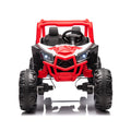 24V Ride On Xxl Utv Car For Kid,2Seater With Two Safety Belts, Side By Side 4X4 Ride On Off Road Truck With Parent Remote Control, Battery Powered Electric Car W High Low Speed, Two Safety Belts.