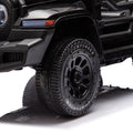 24V Ride On Car For Kids Battery Powered Ride On 4Wd Toys With Remote Control,Parents Can Assist In Driving,Music And Lights,Five Point Safety Belt,Rocking Chair Mode For Back And Forth Swinging Black Polyethylene