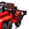 24V Ride On Car For Kids Battery Powered Ride On 4Wd Toys With Remote Control,Parents Can Assist In Driving,Music And Lights,Five Point Safety Belt,Rocking Chair Mode For Back And Forth Swinging Red Polyethylene