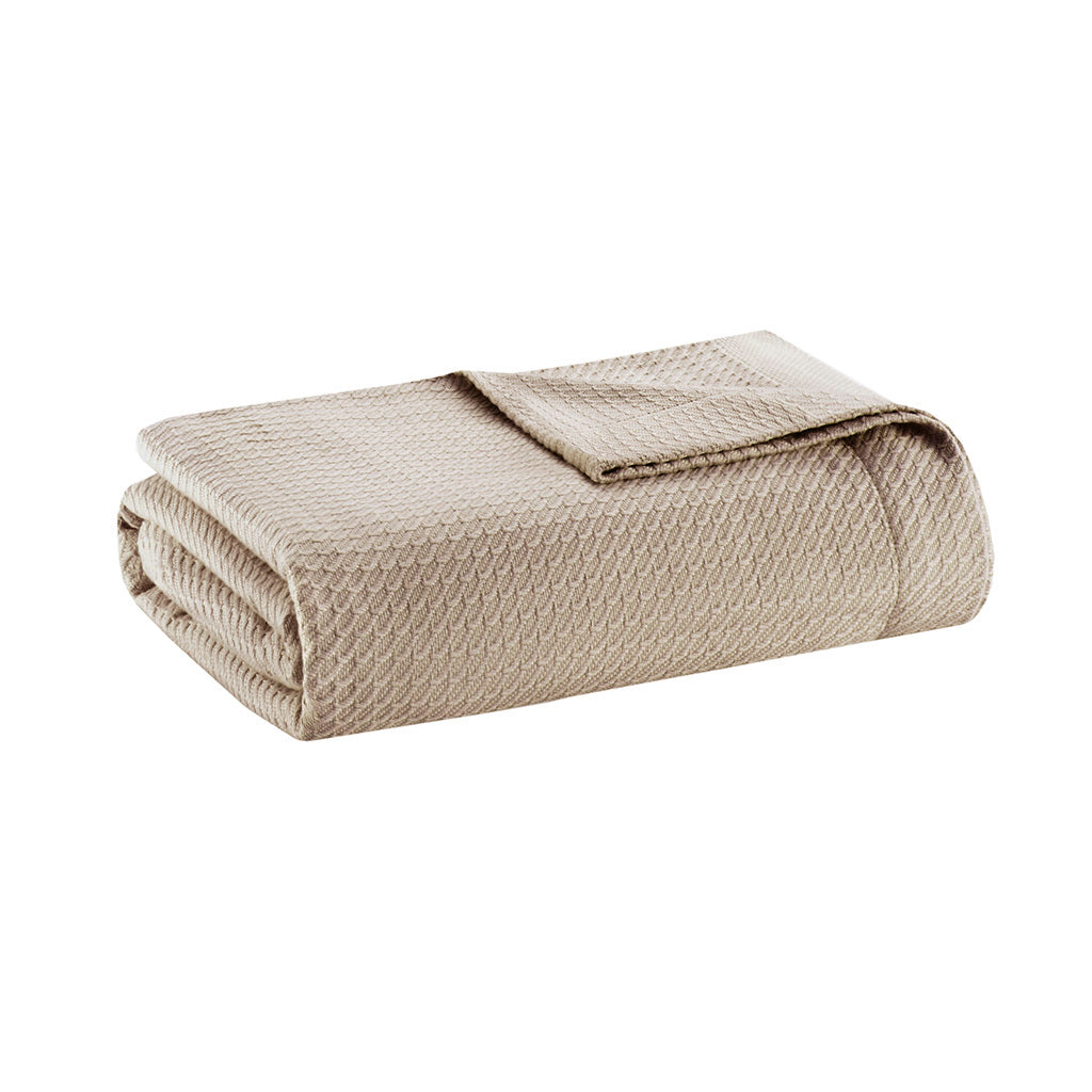 Blanket Khaki Cotton