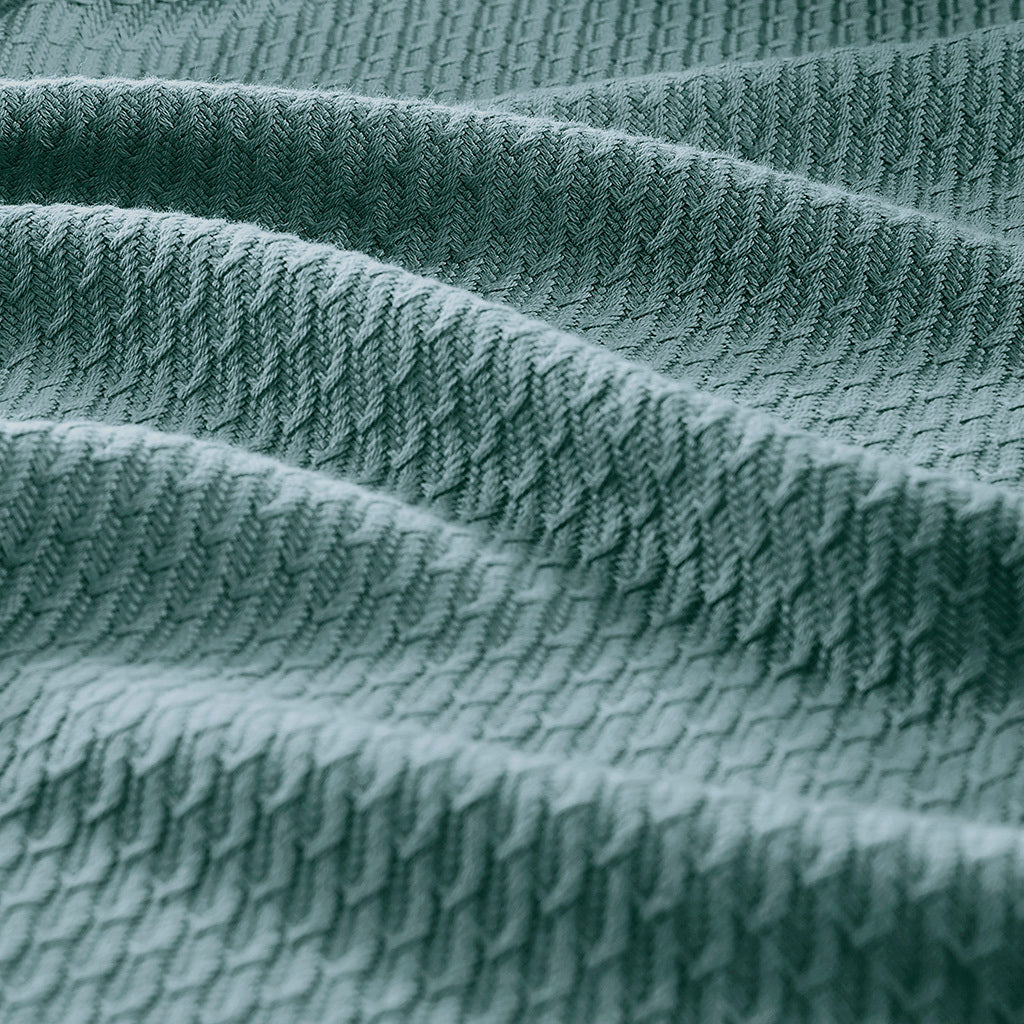 Blanket Teal Cotton