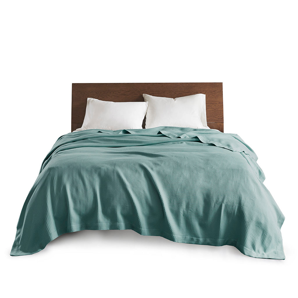 Blanket Teal Cotton