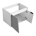 28 Inch Wall Mounted Bathroom Vanity With Sink, For Small Bathroom Kd Packing White 2 Bathroom Wall Mounted Modern Plywood