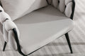 Pure Ivory Modern Velvet Dining Chairs Set Of 2 Hand Weaving Accent Chairs Living Room Chairs Upholstered Side Chair With Black Metal Legs For Dining Room Kitchen Vanity Living Room Ivory Velvet