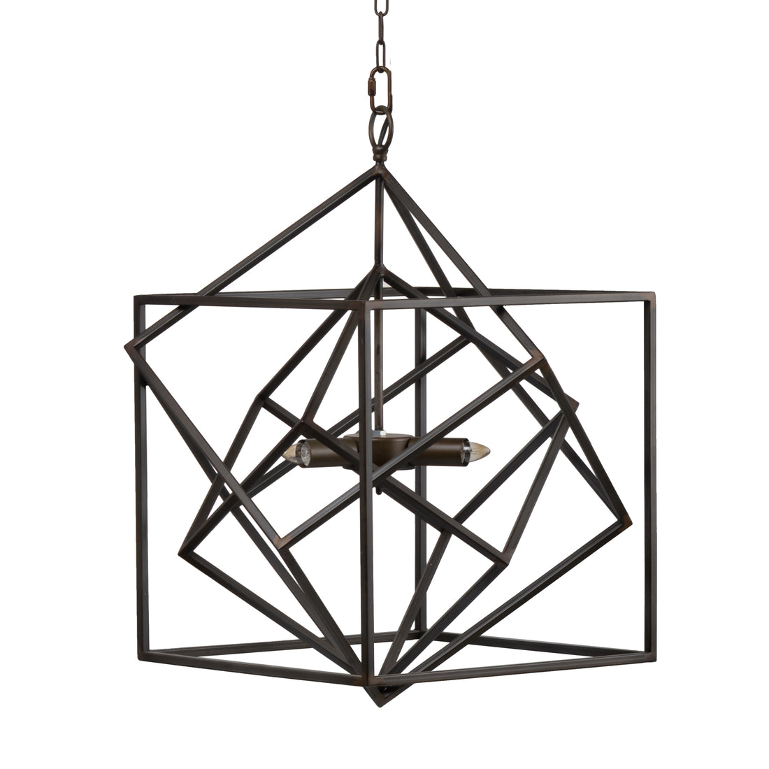 3 Light Metal Chandelier, Hanging Light Fixture With Adjustable Chain For Kitchen Dining Room Foyer Entryway, Bulb Not Included Black Iron