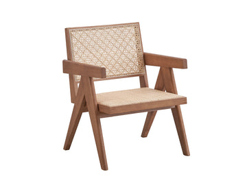 Velentina Accent Chair, Rattan & Natural Finish Ac02375 Rattan Wood