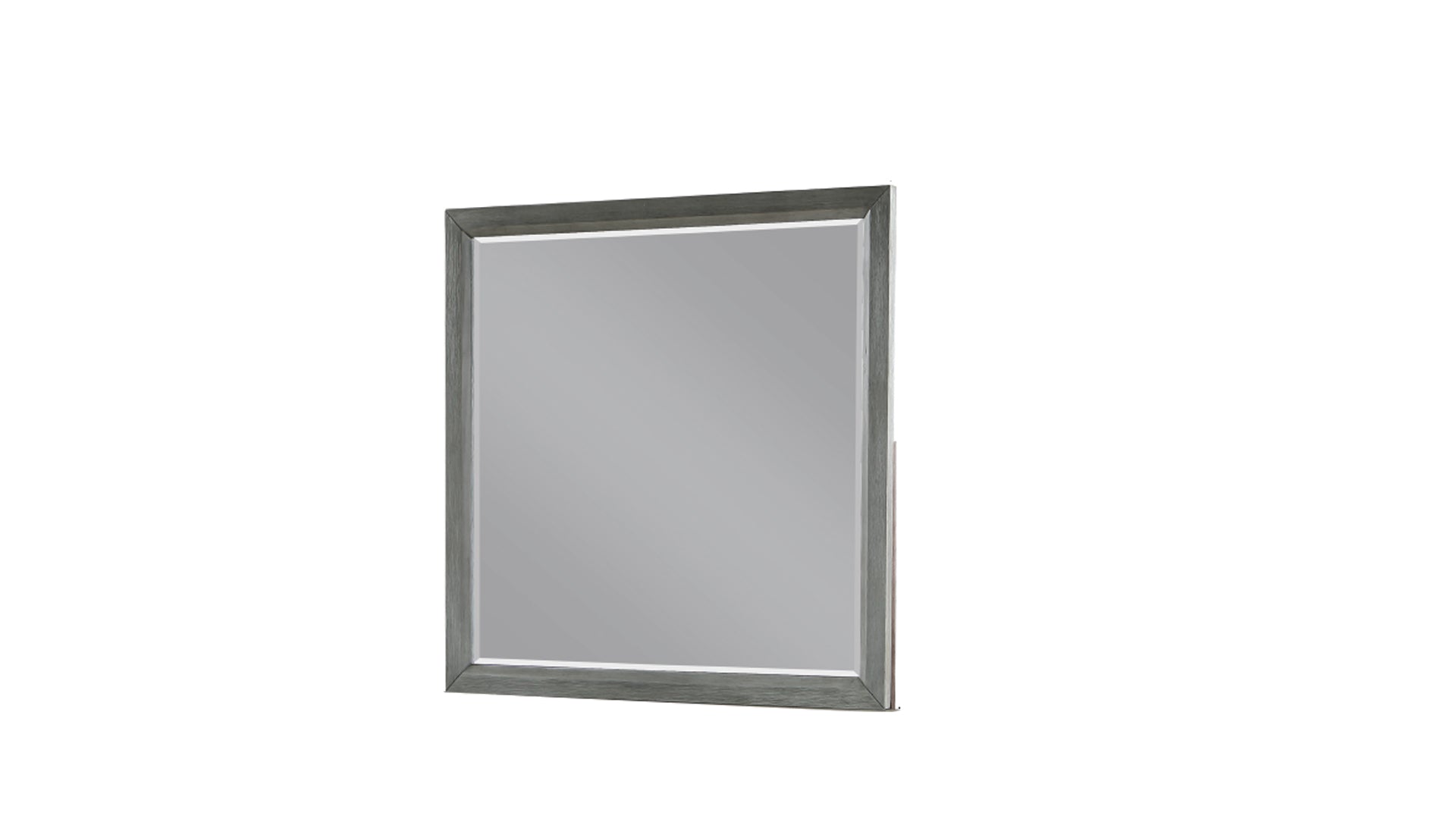 Kenzo Modern Style Mirror Made With Wood In Gray Gray Bedroom Contemporary,Modern Solid Wood Mdf Wood