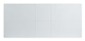 Kameryn Dining Table W Butterfly Leaf, White High Gloss Finish Dn02143 White Mdf Steel