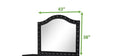 Luxurious Four Poster Queen 4 Pc Bedroom Set Made With Wood In Black Box Spring Not Required Queen Black Wood 4 Piece Set Bedroom Modern Upholstered Velvet Tufted Wood