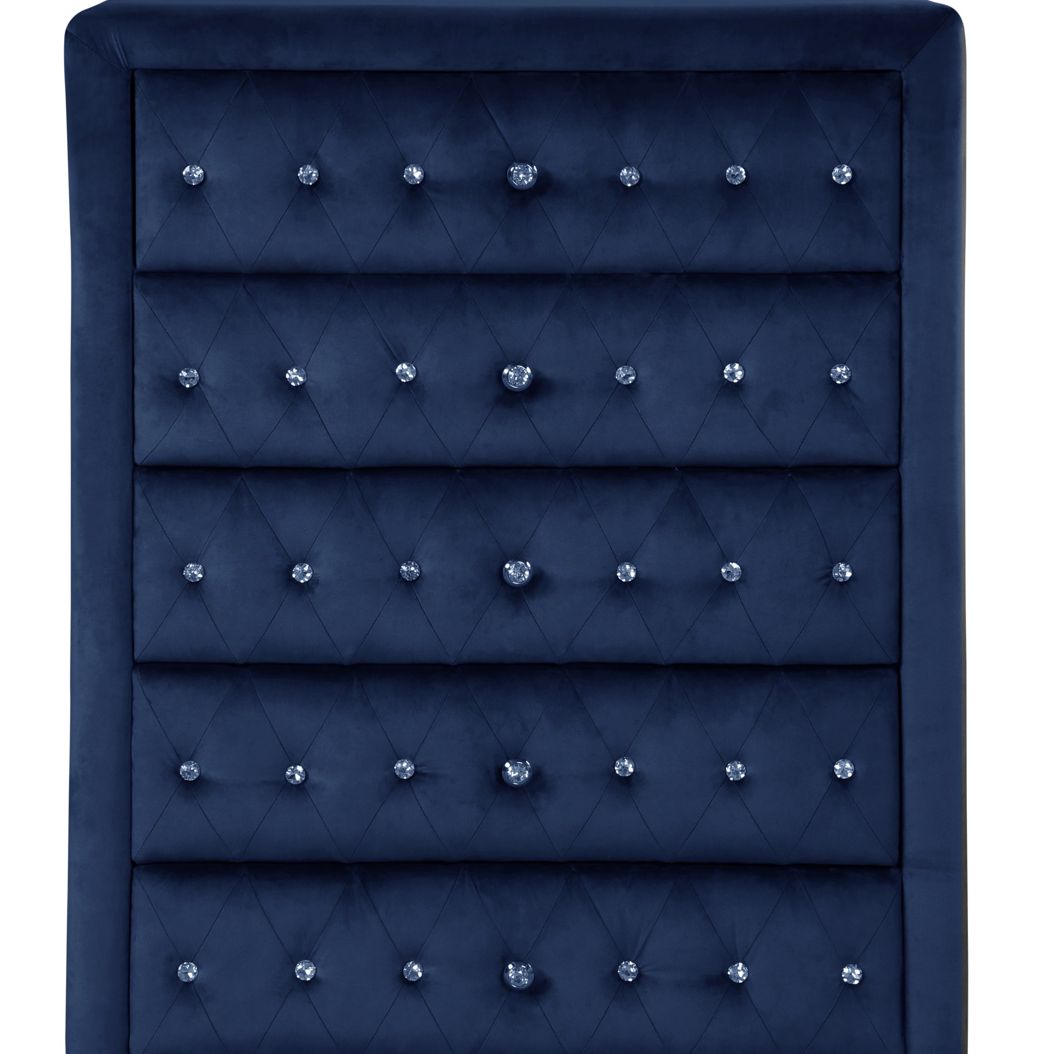 Sophia Chest Blue Blue 5 Drawers & Above Bedroom Contemporary,Modern Wood